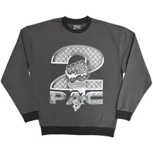 Unisex Sweatshirt: Steel Logo (Charcoal Grey) thumbnail