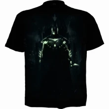 Unisex T-Shirt: Batman Injustice 2 (Black) (Back Print) thumbnail