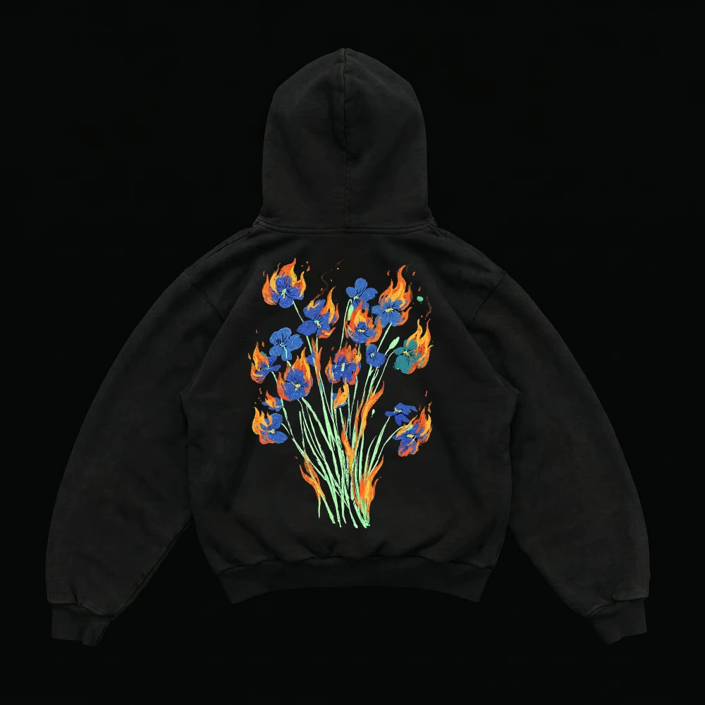 Burning Bloom Hoodie