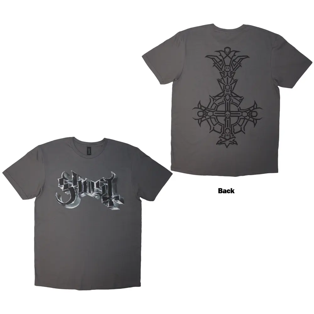 Chrome Logo & Grucifix Outline