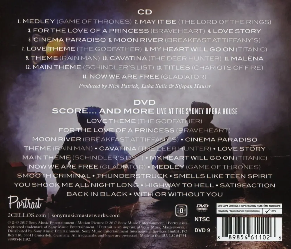 2Cellos – Score: London Symphony Orchestra (Deluxe Edition) (CD)