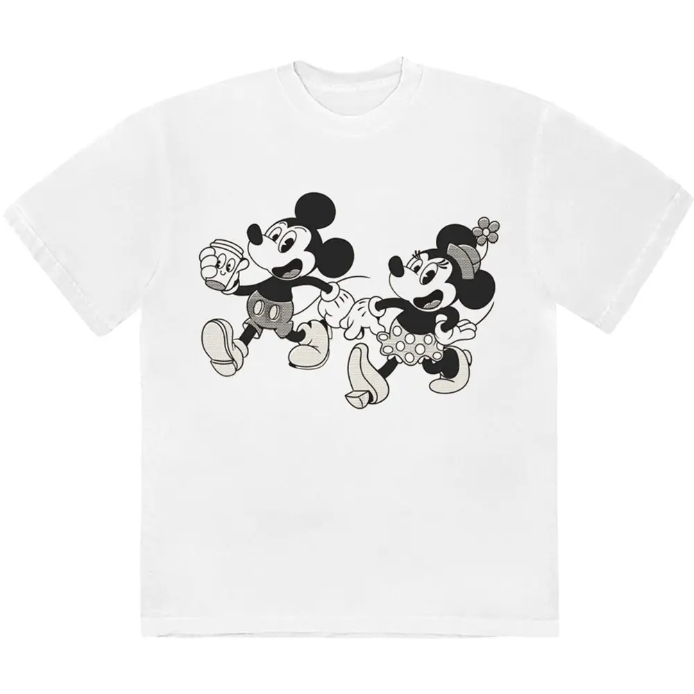 Mickey Mouse – Mickey & Minnie (Alb) (Tricou)