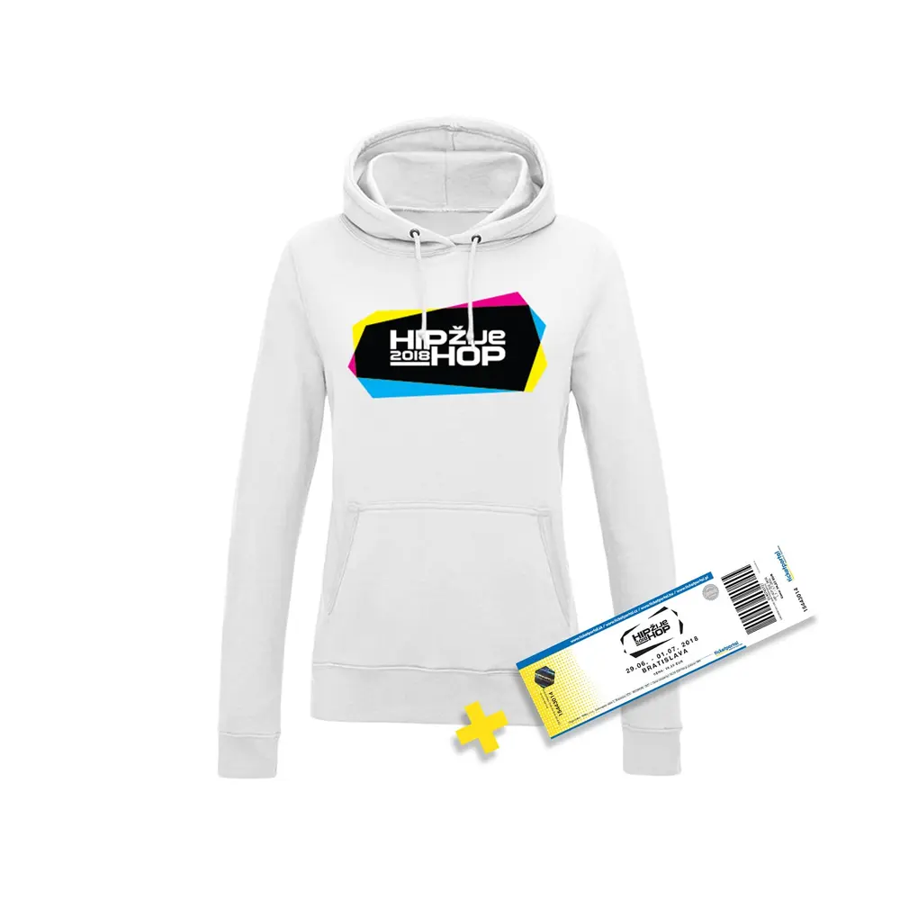 Hip Hop Žije Festival – 2018 Mikina + VIP Lístok (Balík)