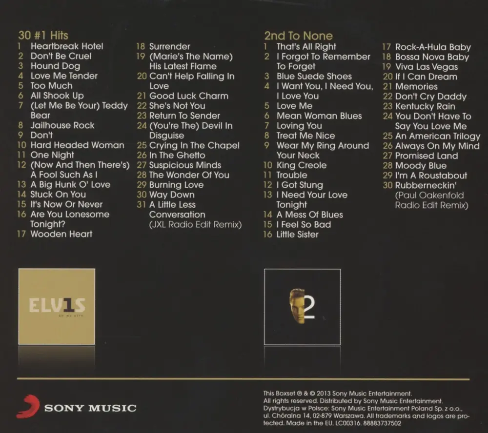 30 #1 Hits / 2nd To None