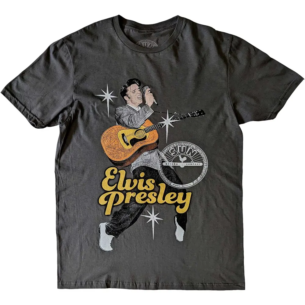 Unisex T-Shirt: Elvis Toes (Charcoal Grey)