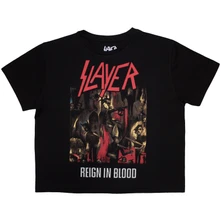 Slayer, Tielko Reign In Blood, Žena, Čierna