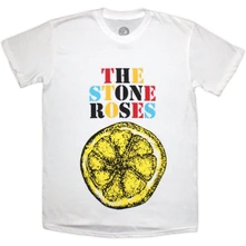The Stone Roses, Tričko Lemon Multicolour, Unisex, Biela