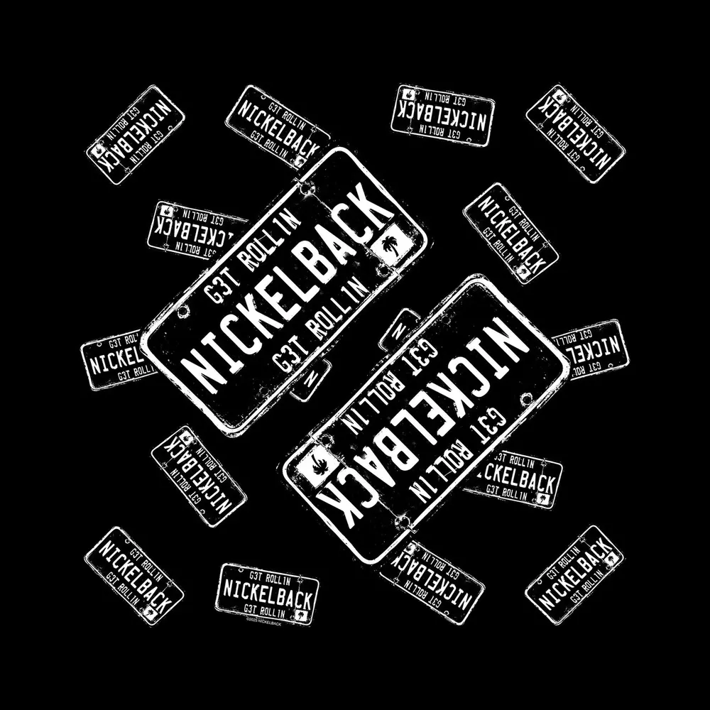 Unisex Bandana: Get Rollin' (Black)