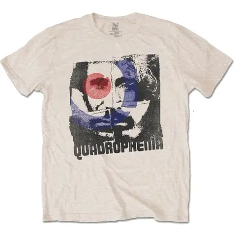 The Who – Tričko Four Square (Natural), Unisex, Natural