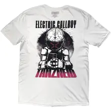 Unisex T-Shirt: Tanzneid Robot (White) (Back Print) thumbnail