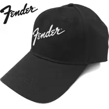 Fender, Šiltovka Logo, Unisex, Čierna