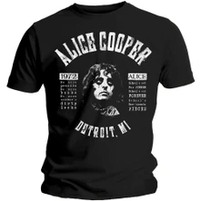 Alice Cooper, Tričko School's Out Lyrics, Unisex, Čierna