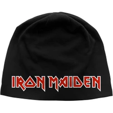 Iron Maiden, Čapica Logo, Unisex, Čierna