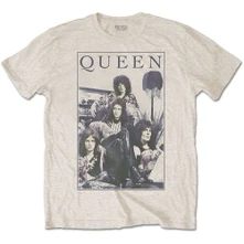 Queen, Tričko Vintage Frame, Unisex, Natural
