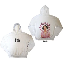 Olivia Rodrigo, Mikina Butterfly Halo, Unisex, Biela
