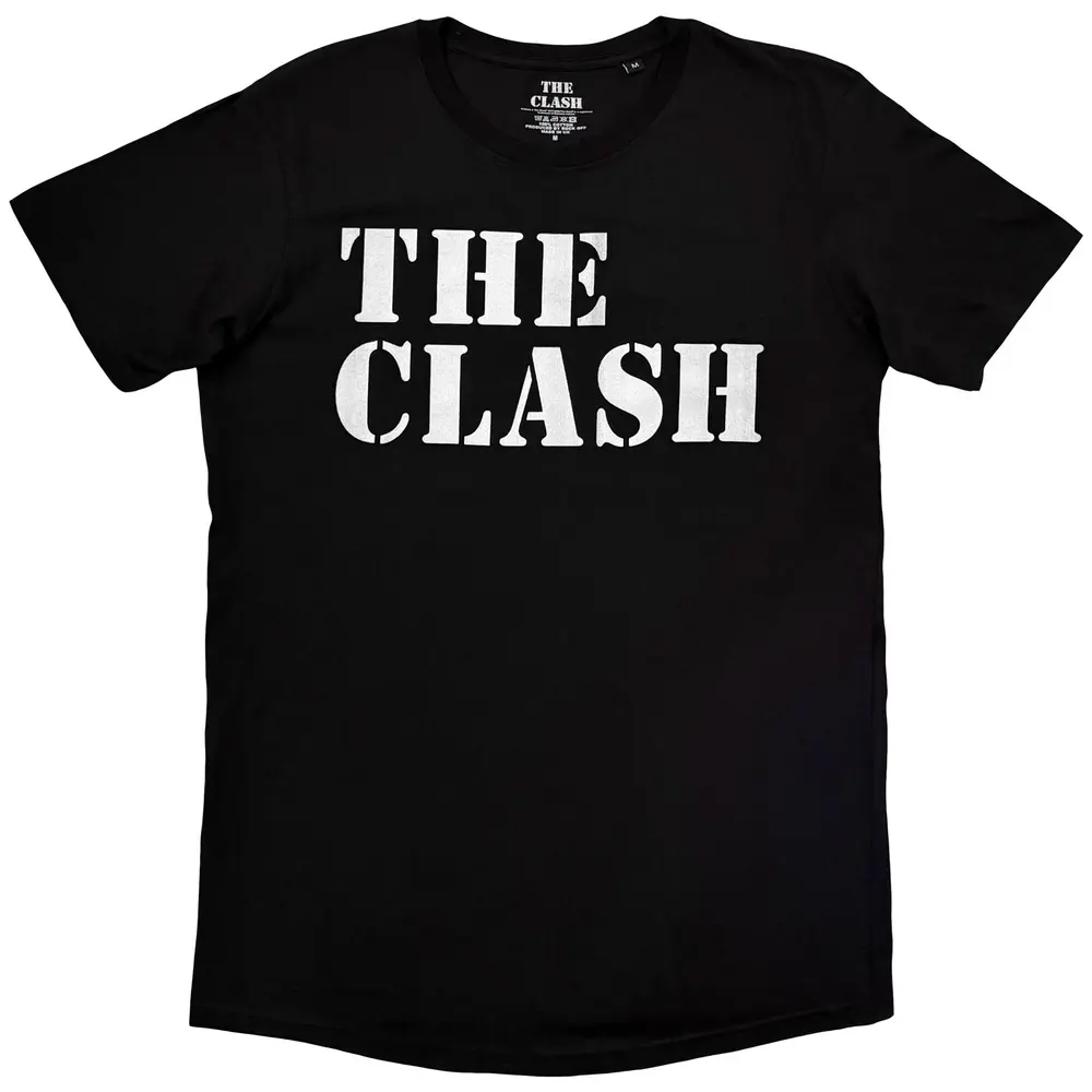 Unisex T-Shirt: Stencil Logo (Black)