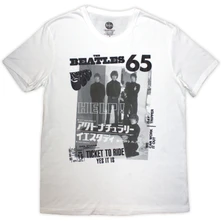 The Beatles, Tričko 1965, Unisex, Biela