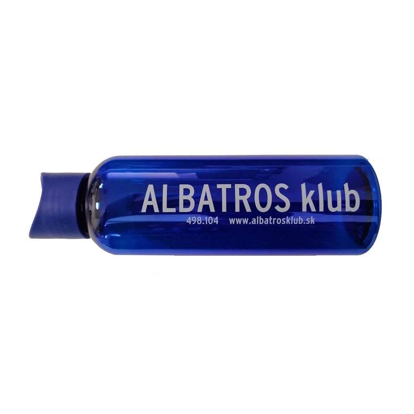 Plastová fľaša albatros klub modrá