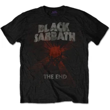 Black Sabbath, Tričko The End Mushroom Cloud, Unisex, Čierna