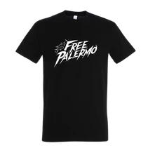 Palermo, Tričko Free Palermo 2025, Unisex, Čierna