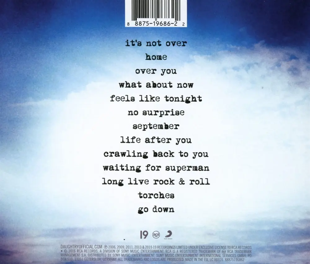 Daughtry – It's Not Over....the Hits So Far (CD)