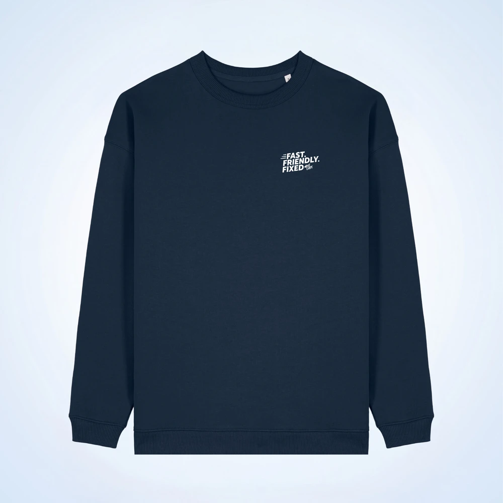 AT&T Fast Friendly Fixed Women’s Oversized Crewneck