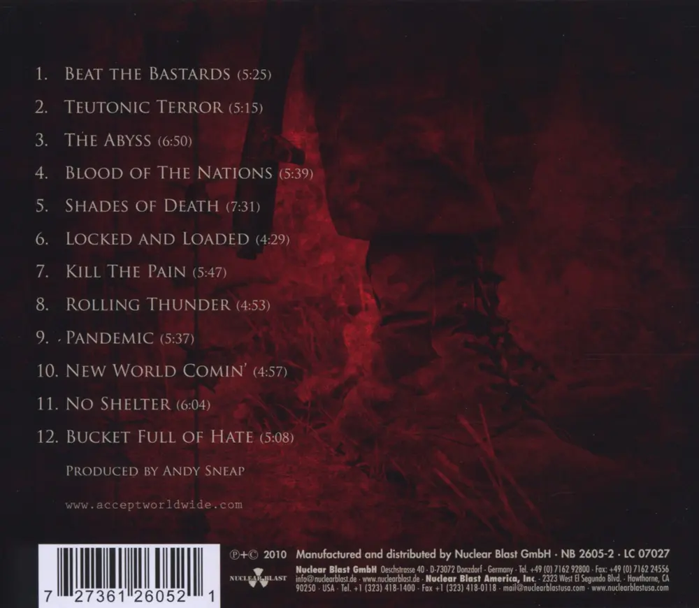Accept – BLOOD OF THE NATIONS (CD)