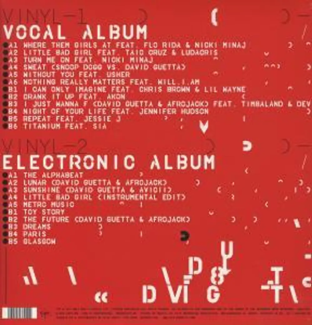 David Guetta – Nothing But The Beat (Vinyl)