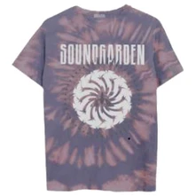 Soundgarden, Tričko Logo Swirl, Unisex, Modrá