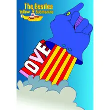 Postcard: Yellow Submarine Love Glove thumbnail