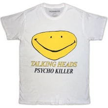 Talking Heads, Tričko Psycho Killer, Unisex, Biela