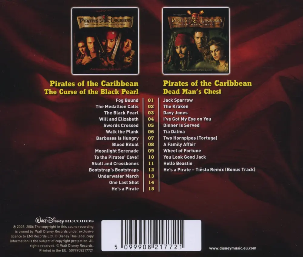 Pirates Of The Caribbean: The Curse Of The Black Pearl / Pirates Of The Caribbean 'Dead Man's Chest' (Box Set)