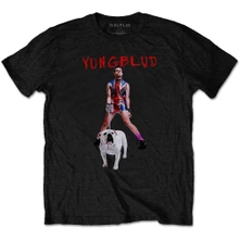 Yungblud, Tričko Strawberry Lipstick, Unisex, Čierna