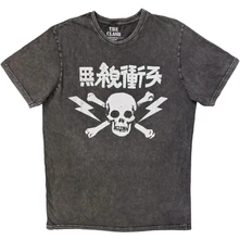 Tričko Unisex Stone Wash T-Shirt: Japan Text (Charcoal Grey)