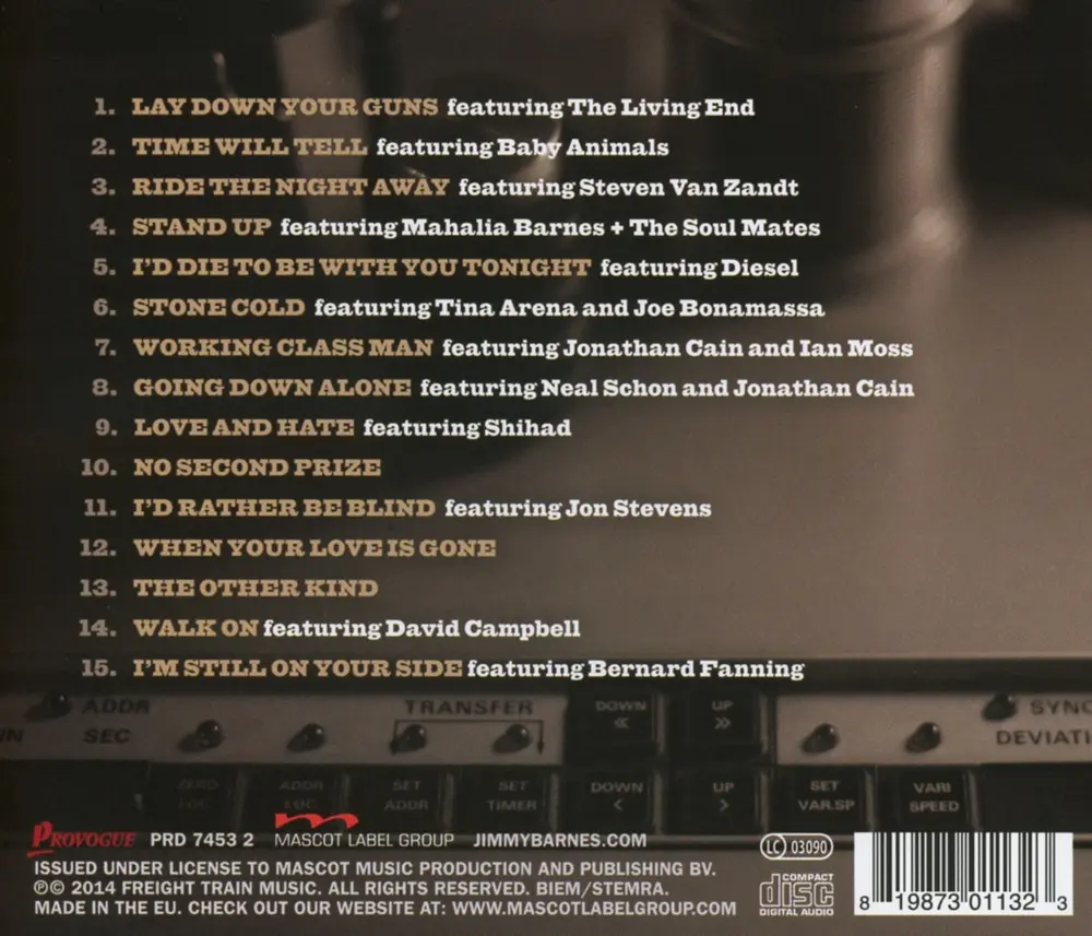 Jimmy Barnes – HINDSIGHT (CD)