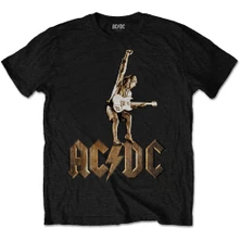 AC/DC, Tričko Angus Statue, Unisex, Čierna