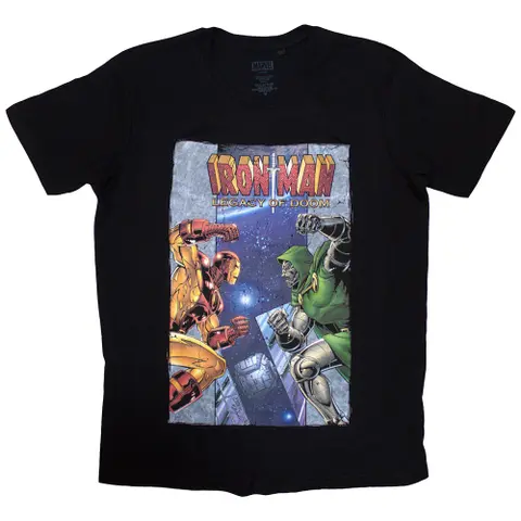 Iron Man vs Dr Doom (Čierna)