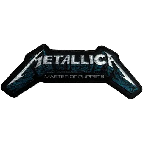 Master Of Puppets Blue Poster Logo