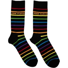 Pink Floyd, Ponožky Wide Stripes, Unisex, Čierna