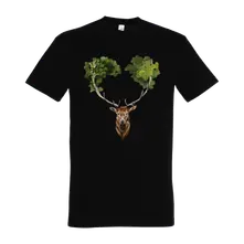 Tricouri – Jeleň a strom - kráľ lesa - farebné (Tricou)