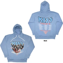 Kiss, Mikina Americana, Unisex, Modrá