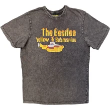 Tričko Unisex Stone Wash T-Shirt: Logo & Sub (Charcoal Grey)
