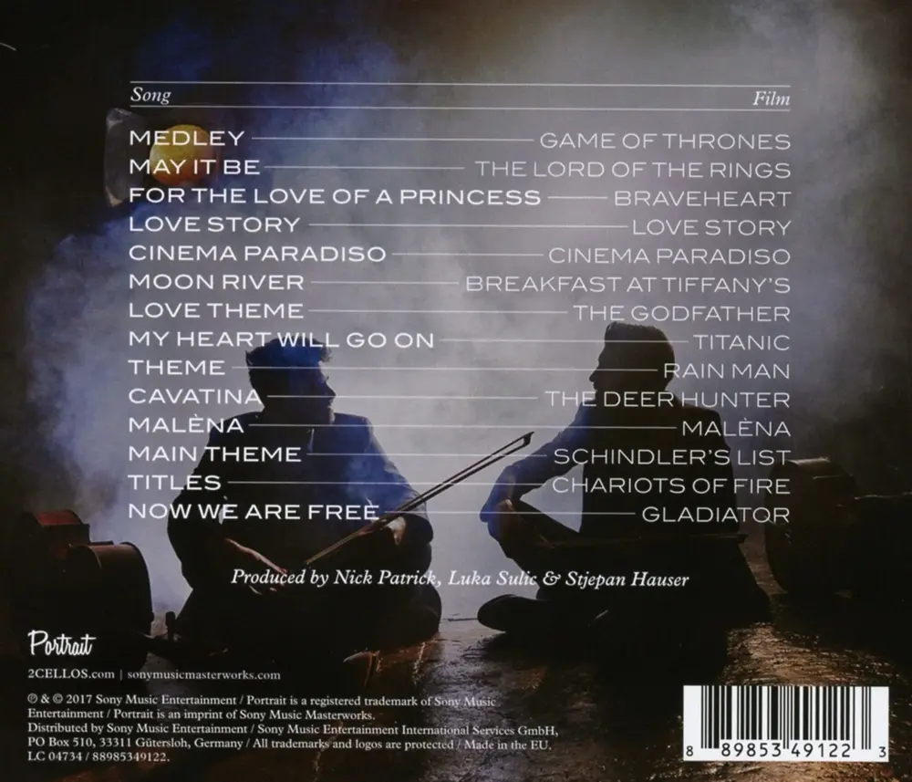 2Cellos – Score: London Symphony Orchestra (CD)