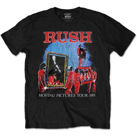 Rush – Tričko Moving Pictures Tour (Čierna), Unisex, Čierna