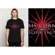 Chris Cornell, Tričko Higher Truth, Unisex, Čierna