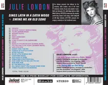 Julie London – SINGS LATIN IN A SATIN MOOD + SWING ME AN OLD SONG (CD)