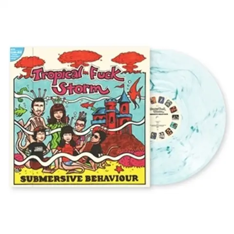 Tropical Fuck Storm – Vinyl SUBMERSIVE BEHAVIOUR (AQUA BLUE CLEAR SWIRL)