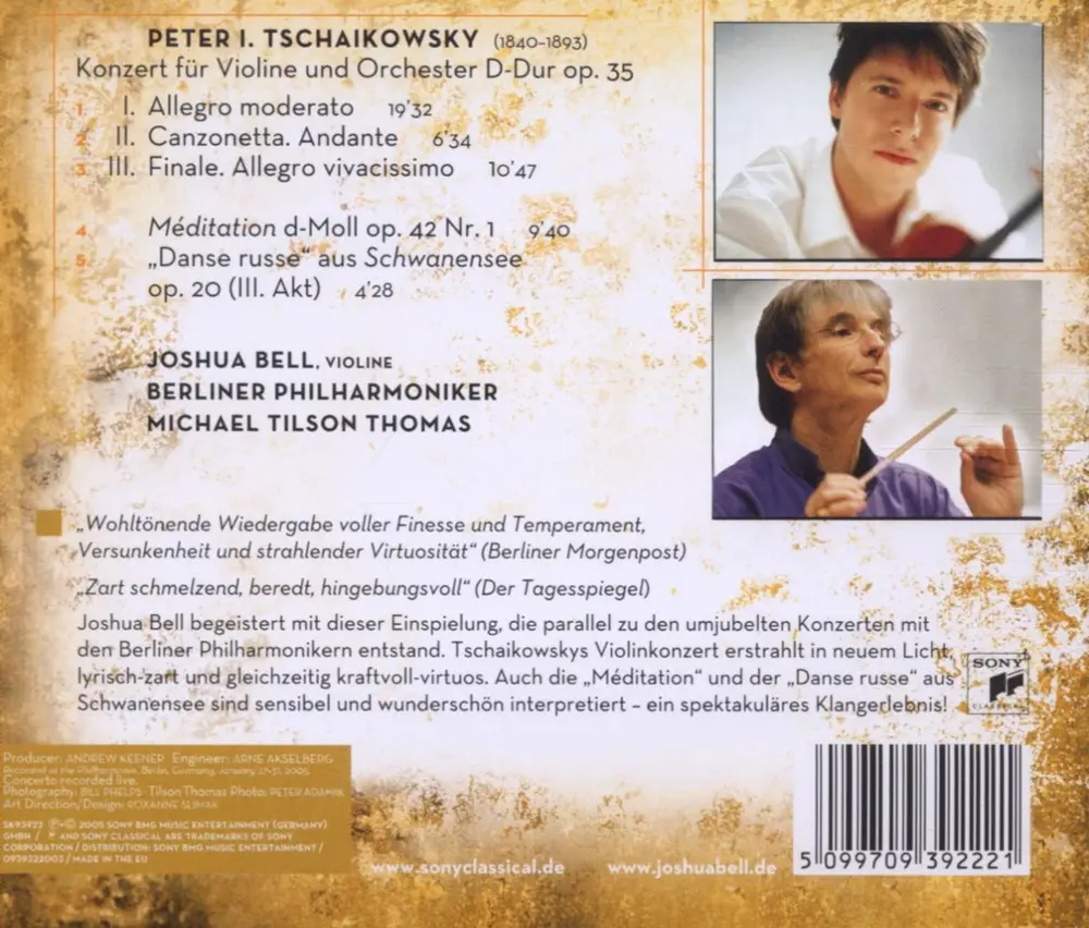 Tchaikovsky: Violin Concerto In D Major, Op. 35