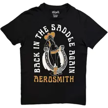 Unisex T-Shirt: Back In The Saddle (Black) thumbnail