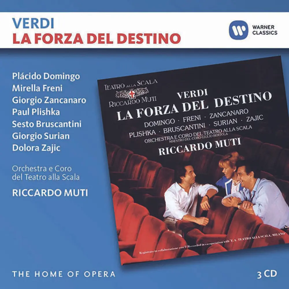 Mirella Freni and Plácido Domingo – MUTI/DOMINGO/FRENI - VERDI: LA FORZA DEL DESTINO (CD)